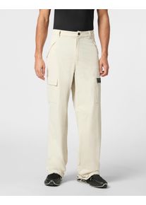 Plein Sport Herren Cargohose "Scratch"10, grau, Gr. M, Obermaterial: 89% Polyamid, 11% Elasthan, Hosen