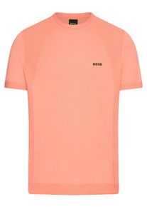 BOSS Green Herren Rundhalspullover "Momentum_Lite_T24"open rot649, casual, Gr. XXL, Strick, Obermaterial: 60% Baumwolle, 40% Polyester, Pullover, mit