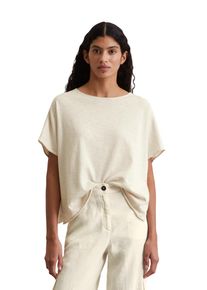 Marc O'Polo MARC O'POLO Damen Strickpullover "aus Baumwolle-Leinen-Slub"silky stone, Basic, Gr. S, unifarben, Obermaterial: 90% Baumwolle, 10% Leinen, Pullover