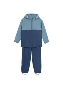 Color Kids Rain Set Colorblock Overall Kinder (Größe 98 |blau |wasserdicht)