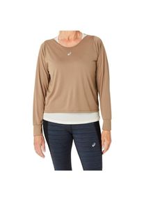 Laufshirt asics Nagino Run L/S Top Damen (Gr L |beige)