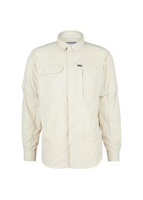 Columbia Skien Valley L/S Shirt Hemd Herren (Gr S |weiß/beige)