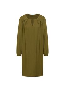 Tranquillo Lockeres Ecovero-Kleid Kleid Damen (Gr 38 |oliv)