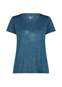 CMP Light Melange T-Shirt Funktionsshirt Damen (Gr 38 |blau)