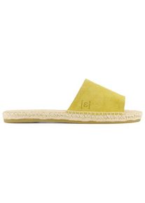 Espadrij Plage Velour Sandalen Women (Gr 40 |beige/gelb)