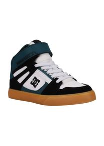 DC Shoes Kinder Sneaker "Pure High-Top EV", Gr. 3schwarz, grün, weiß, Obermaterial: Leder / Futter: Textil / Außensohle: Gummi, Schuhe