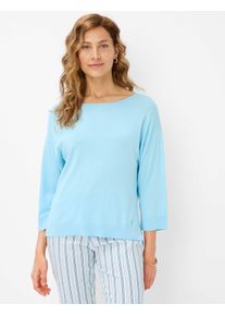 Brax Damen Strickpullover Style LIZ blue splash, hellblau, Gr. 42