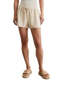 Marc O'Polo MARC O'POLO Damen Shortssilky stone, casual, Gr. XL, Frottee, Obermaterial: 80% Baumwolle, 20% Polyester, Hosen