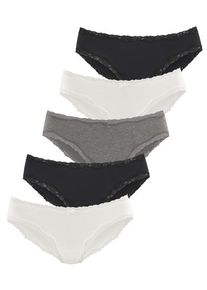 Vivance Jazz-Pants Slips mehrfarbig Gr. 40/42 für Damen. Mit Schleife. Körpernah. Nachhaltig.