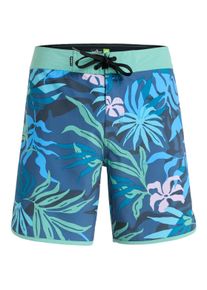 Quiksilver Herren Boardshorts "Surfsilk Scallop 18""vintage indigo blauweed, Gr. 30, 88% Polyester, 12% Elasthan, Hosen