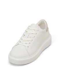 Marc O'Polo MARC O'POLO Damen Sneaker "aus edlem Rindleder", Gr. 39weiß cotton, sand, Obermaterial: 100% Leder, unifarben, Schuhe