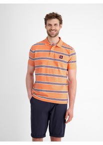 Lerros Herren Poloshirt "Lerros Herren Poloshirt in Rugby-Optik"pale papaya, Gr. L, 100% Baumwolle, Shirts
