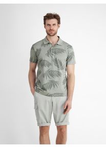 Lerros Herren Poloshirt "Lerros Jacquard Poloshirt für Herren"tinted grau, Gr. S, 80% Baumwolle, 20% Polyester, Shirts