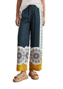 Marc O'Polo MARC O'POLO Damen Chinohose "aus ECOVERO von LENZING "multi, muted blau, casual, Gr. 34, bedruckt, Obermaterial: 100% Viskose, Hosen