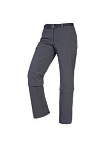 Maier Sports Arolla Zipphose Damen - grau - Gr. 72 / lang - Polyamid/Elastan