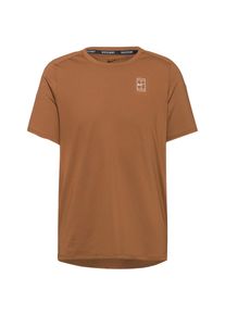 Nike Advantage Tennisshirt Herren - braun - Gr. S