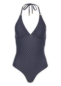 JOOP! JOOP Damen Badeanzug "Cortina"navy aop, elegant, Gr. 34, Microfaser, Obermaterial: 83% Polyamid, 17% Elasthan, Badeanzüge, Cornflower-Design, leicht