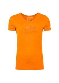 Ortovox 150 Cool Vintage Badge T-Shirt Merinoshirt Damen (Gr M |orange)