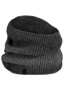 Buff Knitted Neckwarmer Datma Schal (Gr One Size |schwarz/grau)