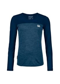 Merinounterwäsche Ortovox 150 Cool Logo L/S Damen (Gr L |blau)