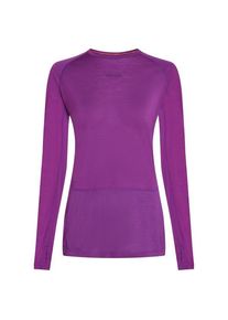 Merinounterwäsche Icebreaker Merino 125 Zoneknit L/S Crewe Damen (Gr M |lila)
