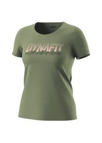 T-Shirt Dynafit Graphic Cotton S/S Tee Damen (Gr 38 |oliv)