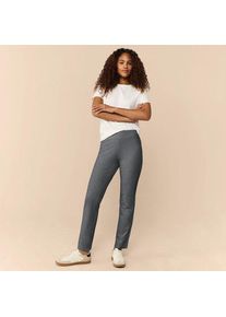 LANDS' END Schmale Starfish Jersey-Freizeithose, Damen,  Grau, Elasthan/Baumwoll-Mischung, by Lands' End