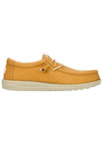 Sneaker HeyDude Wally Canvas Herren (Gr 42 |beige/gelb)