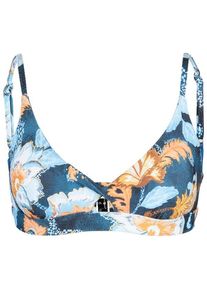 Bikini Top Seafolly Spring Festival Twist Front Bralette Damen (Gr 34 |blau)