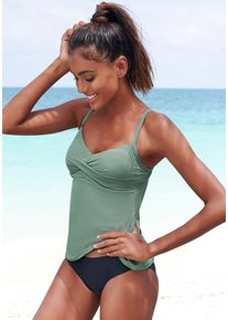 s.Oliver Bügel-Tankini-Top 'Spain' grün Gr. 36 Cup C. Mit Bügel
