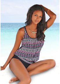 Lascana Set: Oversize-Tankini mehrfarbig Gr. 36. Ohne Bügel