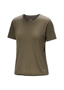 Arc'teryx Arc'teryx Lana Merino Wool Crew S/S Merinoshirt Damen Trekking (Gr M |braun)