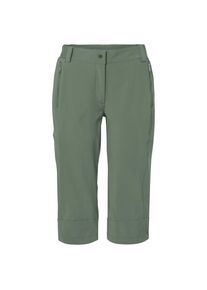 Shorts Vaude Farley Stretch Capri III Damen (Gr 44 |oliv)