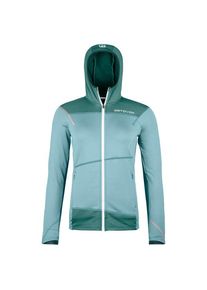 Woll- & Merinojacke Ortovox Fleece Light Hoody Damen (Gr XS |türkis)