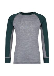 Stoic Merino180 BengtSt L/S Merinounterwäsche Kinder (Gr 116 |grau)