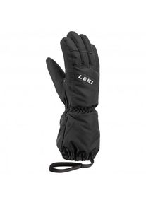 Leki Nevio Junior Handschuhe Kinder (Gr 3 |schwarz/grau |wasserdicht)
