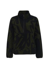 Mazine Nash Printed Fleece Half Zip Fleecepullover Herren (Gr XXL |schwarz)