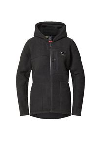 Haglöfs Fleecejacke Haglöfs Malung Pile Hood Damen (Gr XL |schwarz)