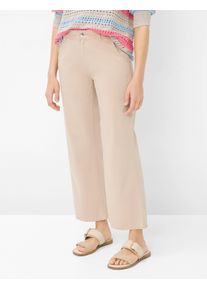 Brax Damen Culotte Style MAINE S ALMOND, Beige, Gr. 46K