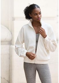 Copenhagen Studios Sweatjacke 'CopenhagenAthleisure' wollweiß Gr. 32/34 für Damen. Mit Logodruck. Bequem. Nachhaltig.