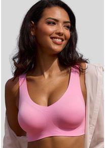 Nuance Bralette-BH pink Gr. M (40/42). Leichter Push Up Effekt Mit Pads und ohne Bügel