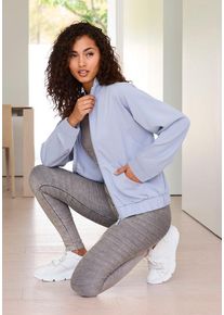 Copenhagen Studios Sweatjacke 'CopenhagenAthleisure' blau Gr. 32/34 für Damen. Mit Logodruck. Bequem. Nachhaltig.