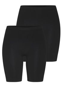 Lascana Panty 'extralong und seamless' schwarz Gr. 32/34 für Damen. Körpernah