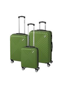 Trolley-Set "Kingston" 3-tlg. - grün