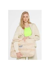 Beuteltasche SENSES.THE LABEL, Damen, Gr. B/H/T: 65cm x 37cm x 10cm, raw cotton, Polyamid, bestickt, Taschen Beuteltasche, mit Innenfach