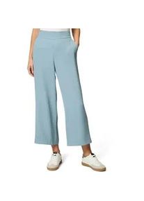 Culotte Zero ""Zero Culotte mit elastischem Bund 30 Inch"", Damen, Gr. 44, Normalgrößen, blau (citadel), Web, Obermaterial: 96% Polyester, 4% Elastan. Ärmelfutter: ohne Futter., clean, casual, figurumspielend lang, Hosen, Plain/ohne Details