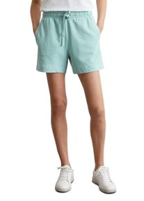 Marc O'Polo MARC O'POLO Damen Shorts "aus Organic Cotton"pure teal, casual, Gr. L, unifarben, Obermaterial: 100% Baumwolle, Hosen