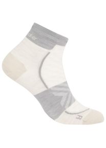 Icebreaker Merino Run+ Ultralight Mini Laufsocken Women (Gr S |weiß/grau)