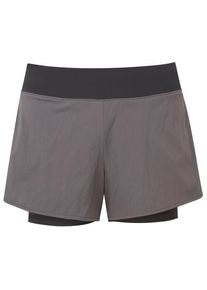 Mountain Equipment Dynamo Twin Short Shorts Damen Wandern (Gr 38 |grau)