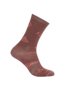 Icebreaker Merino Lifestyle Ultralight Crew Camp Essentials Multifunktionssocken Men (Gr M |braun)